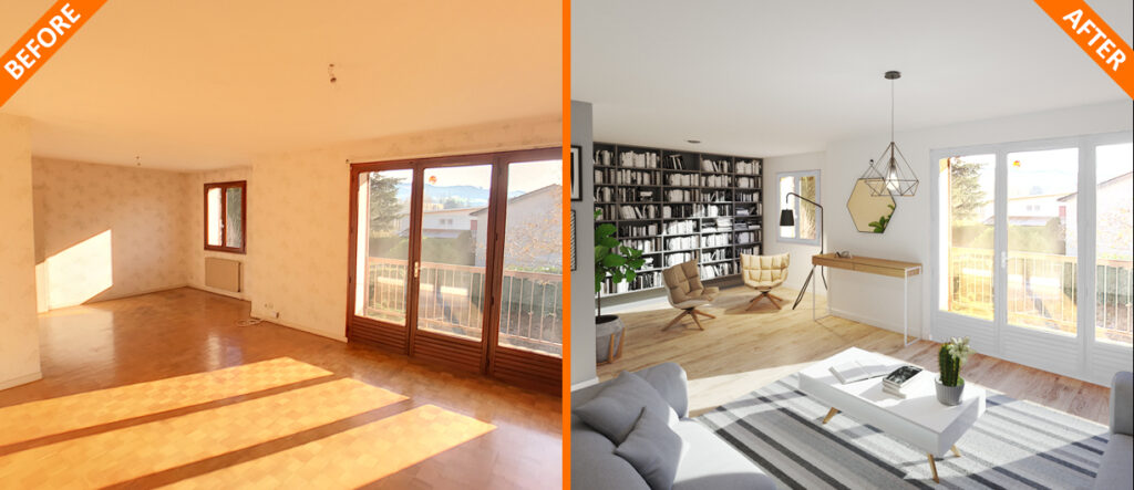 Home staging virtuel real estate