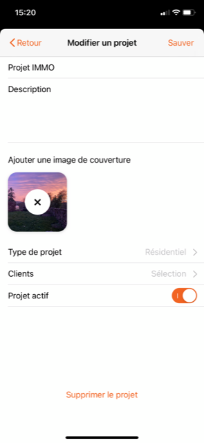 FAQ - Atlentis Projet - Créer ou modifier un projet