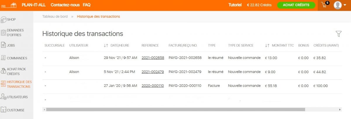 FAQ-Facture-Historique des transactions-FR