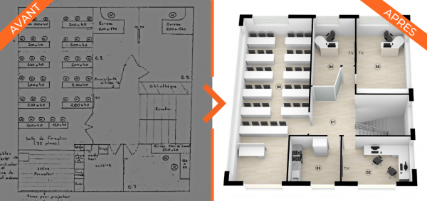 Plans commerciaux 3D Standard