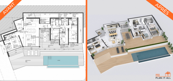 plan maison 3D pro