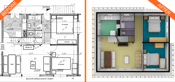 3d house plan basic