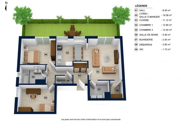 plan 3D-GARDEN