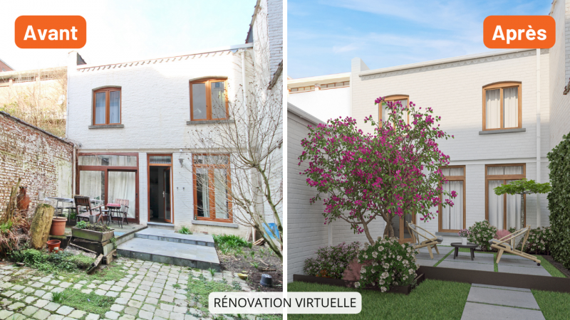 renovation virtuelle 3D extérieur
