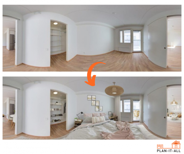 360° Home staging virtuel