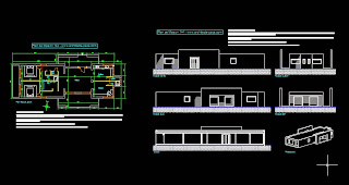 Plan-de-maison-CAO-Autocad-DWG