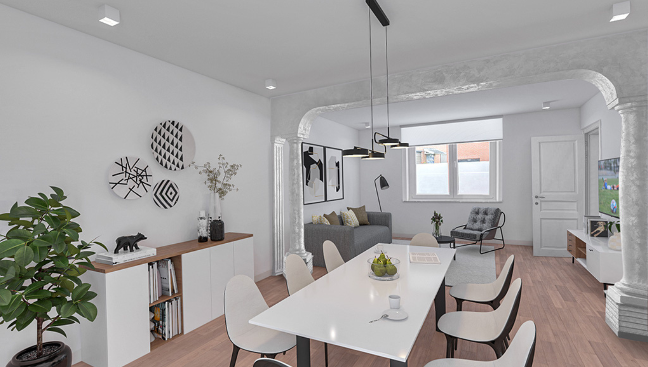 Home staging virtuel salle à manger