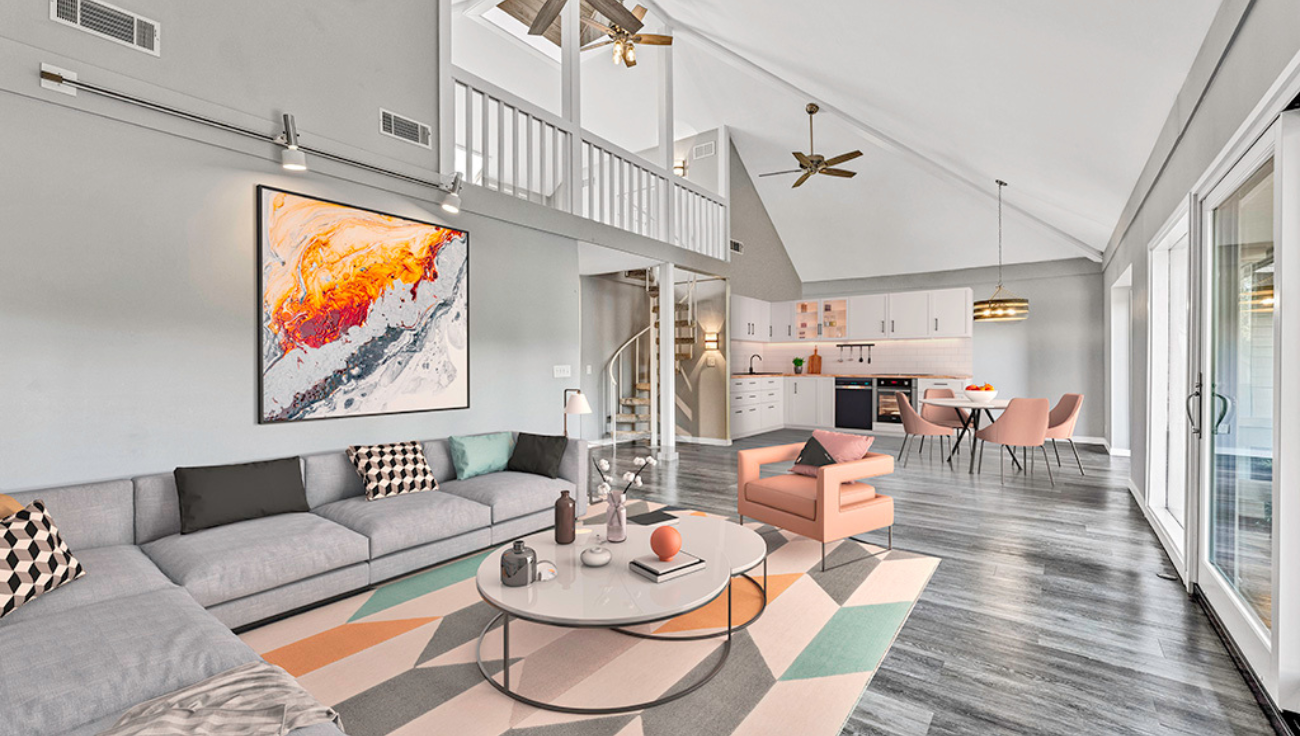 Home staging virtuel living