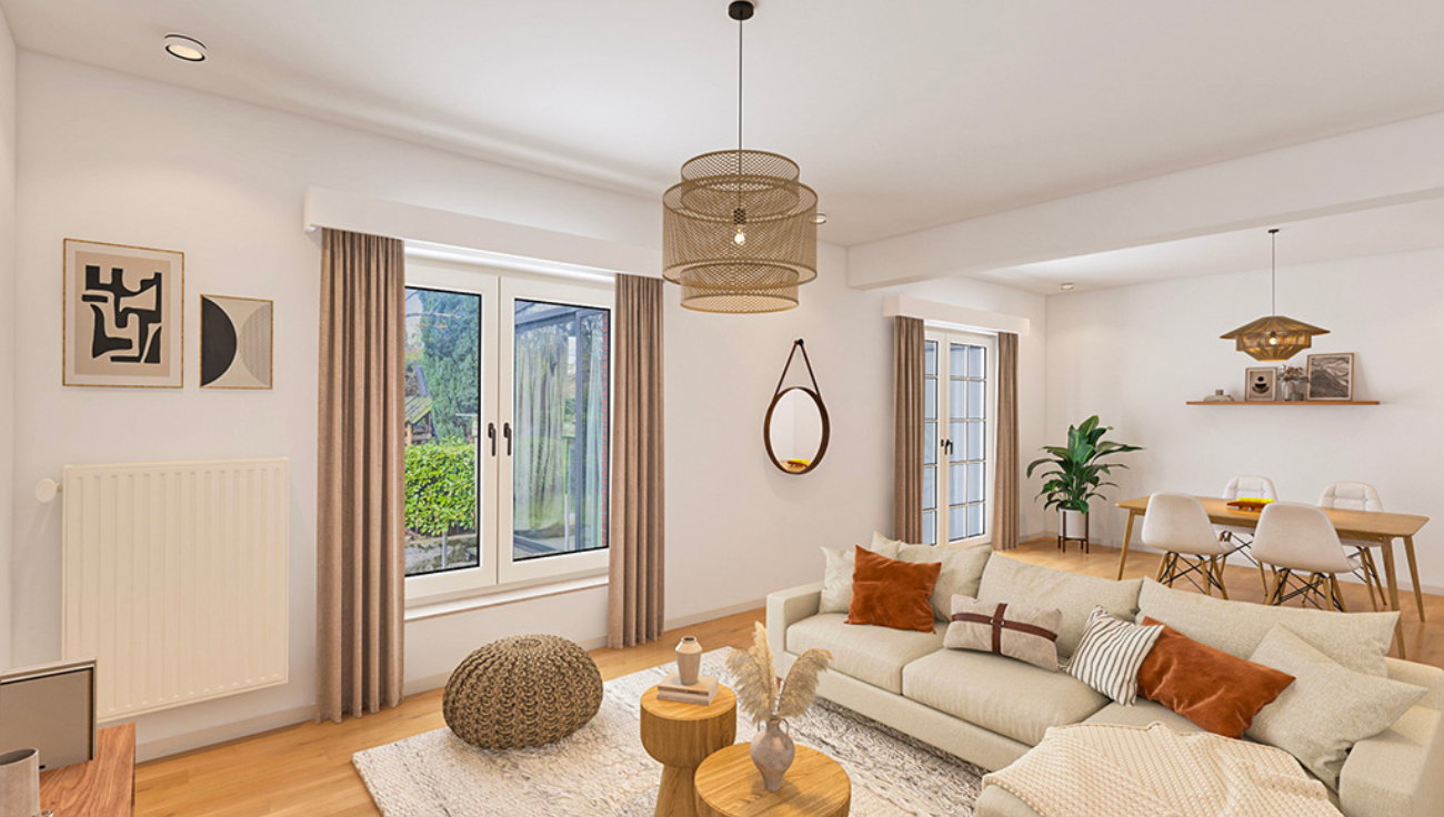 Home staging virtuel salon