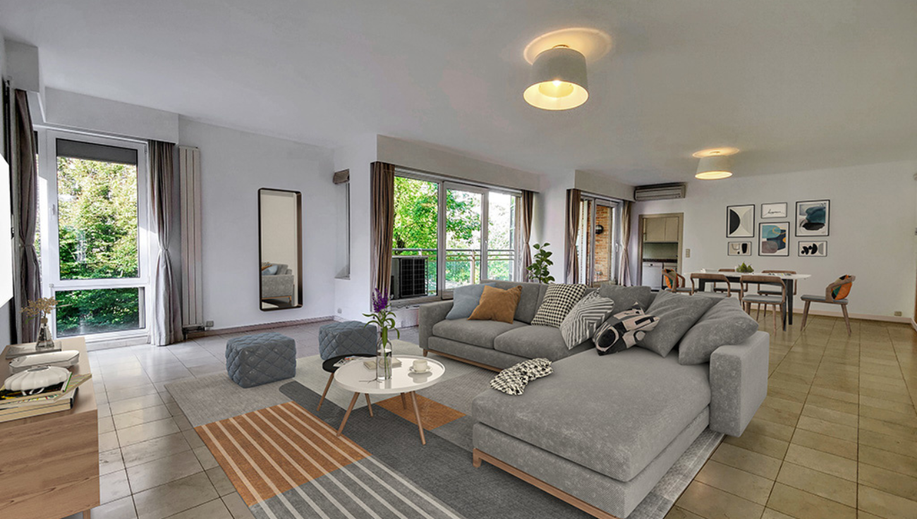 Home staging virtuel salon