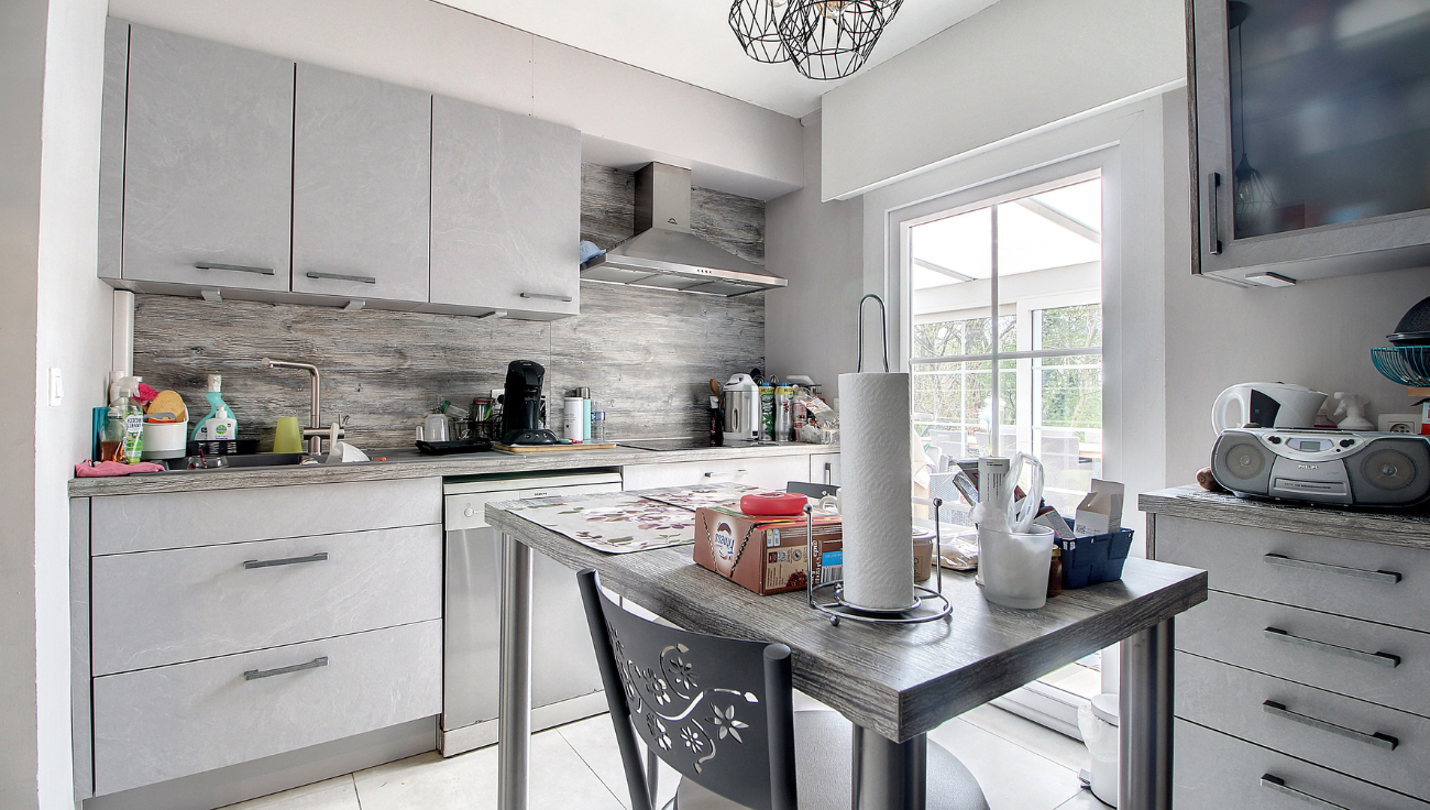 Suppression objet plan de travail cuisine