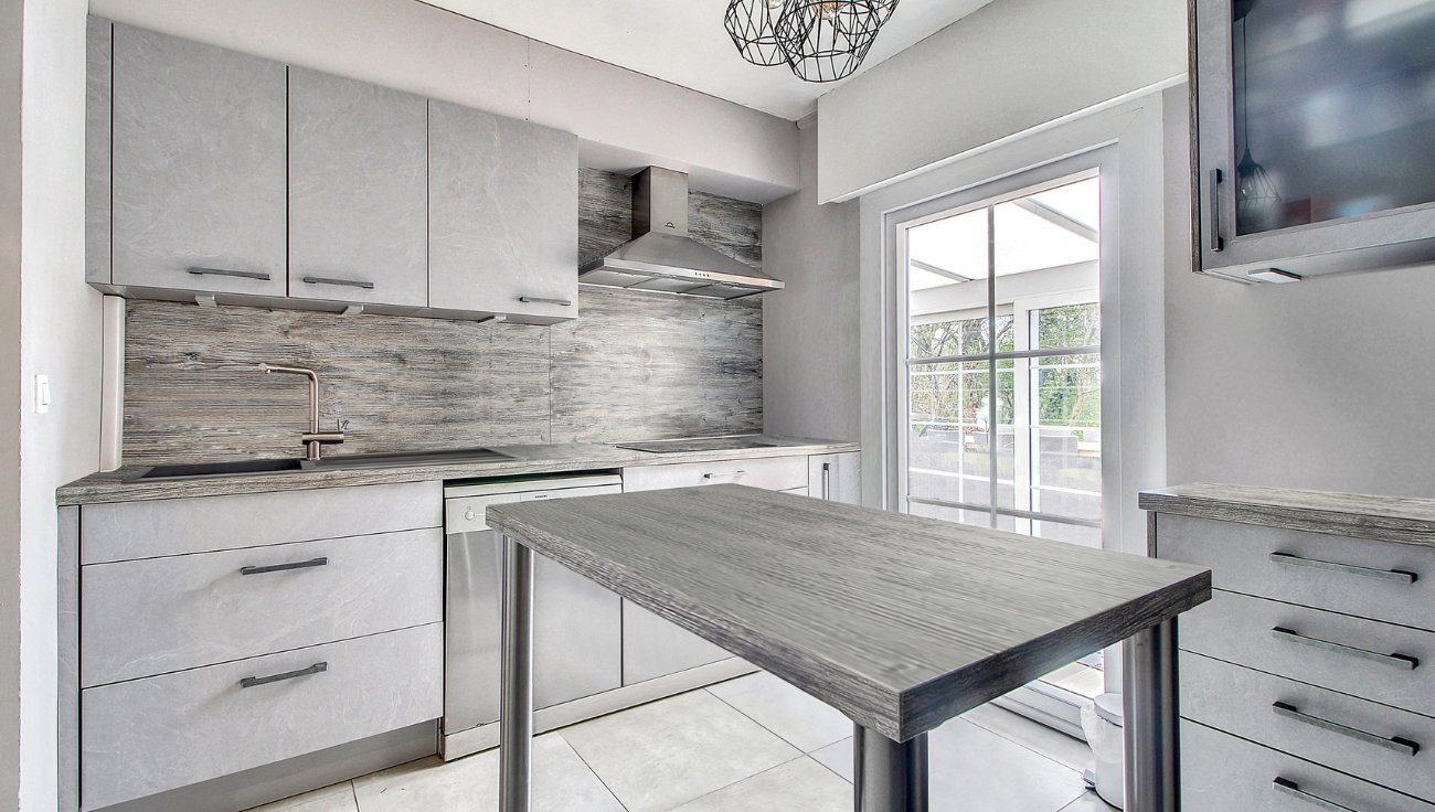 Suppression objet plan de travail cuisine