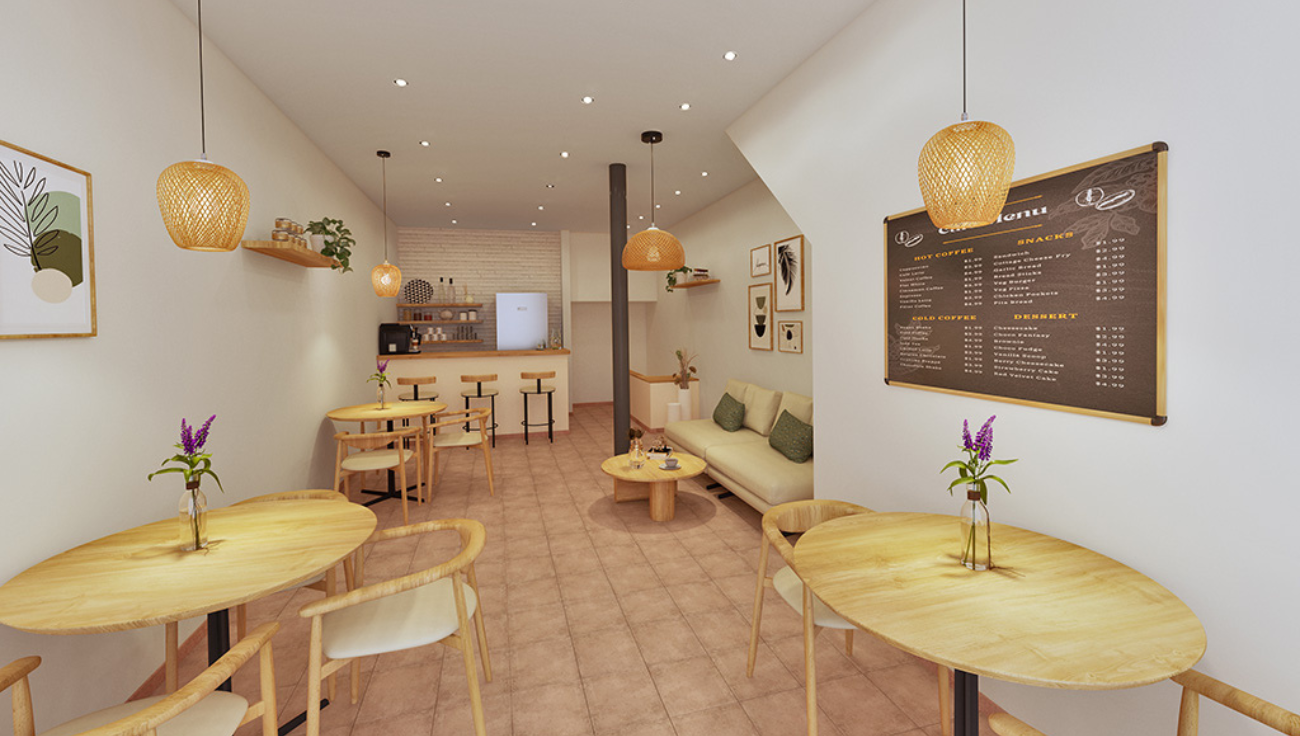 renovation virtuelle restaurant bar