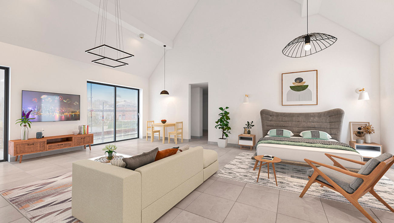 renovation virtuelle living photo