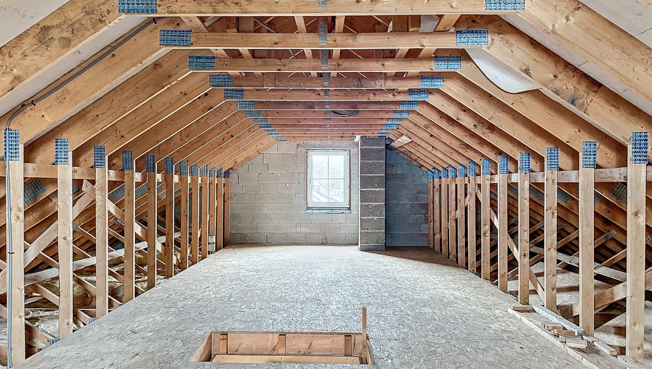 grenier chambre renovation virtuelle photo immobilier