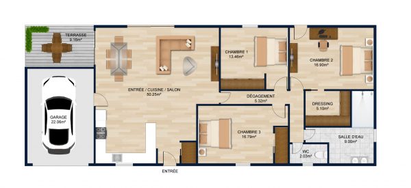 Plan 2D la différence dans vos annonces immobilières