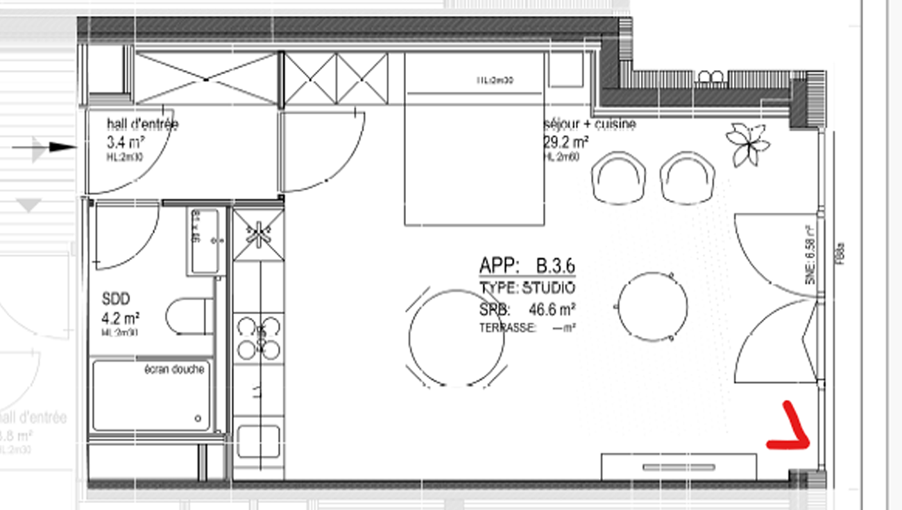 Plan STUDIO rendu 3D